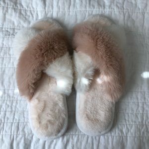 Fuzzy slippers